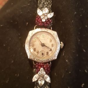 Vintage   White Gold or Sterling Montayn wrist watch